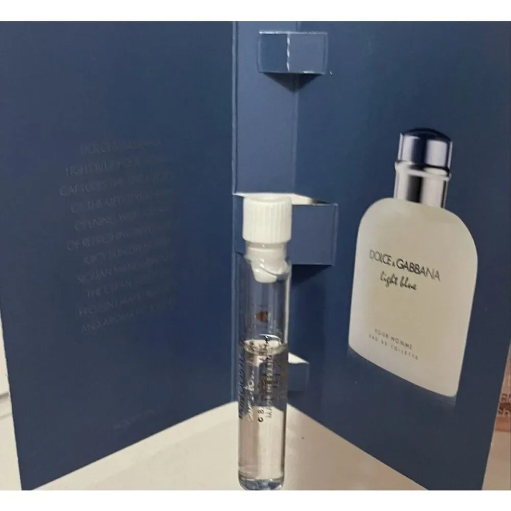 DOLCE & GABANNA - NWT Light Blue (For Men) Eau de Toilette/Lot of 12 sample size - Picture 6 of 9